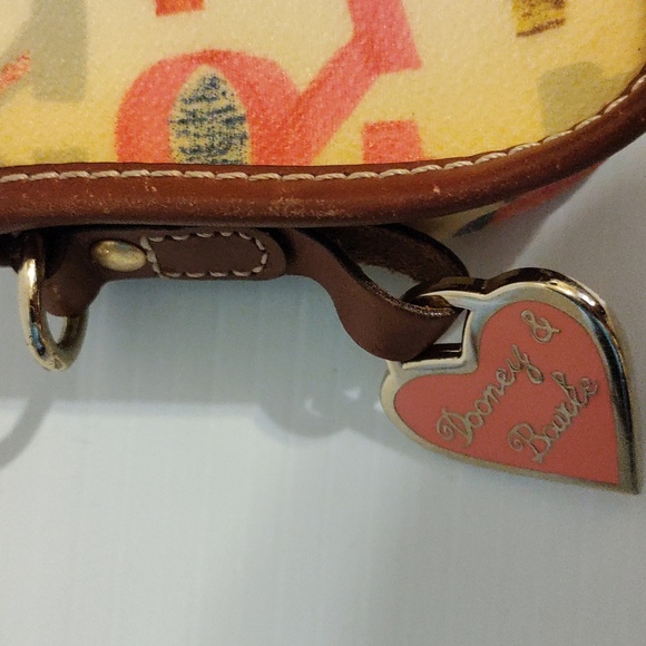 Vintage Dooney & Bourke Doodle Scribble Wristlet - Picture 5 of 7